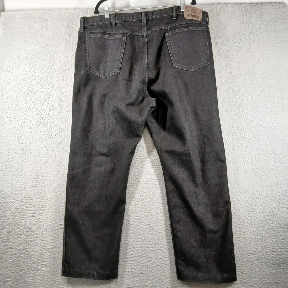 Wrangler Authentics Jeans‎ Straight Leg Black Denim 44x30